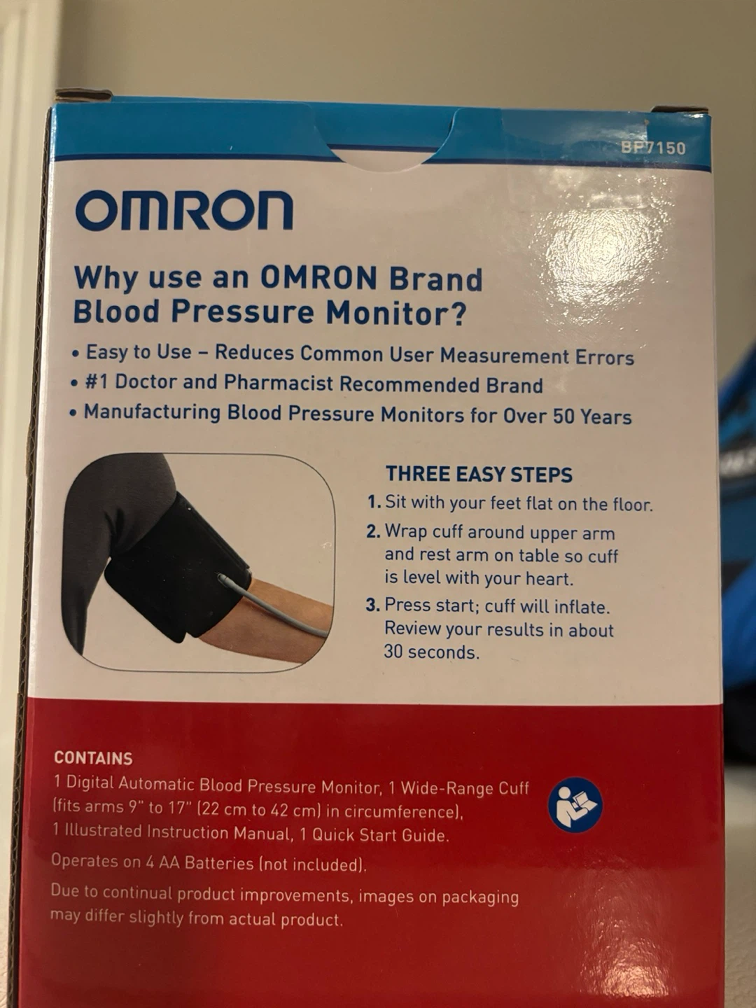 OMRON 3 Series Upper Arm Blood Pressure Monitor - photo 4