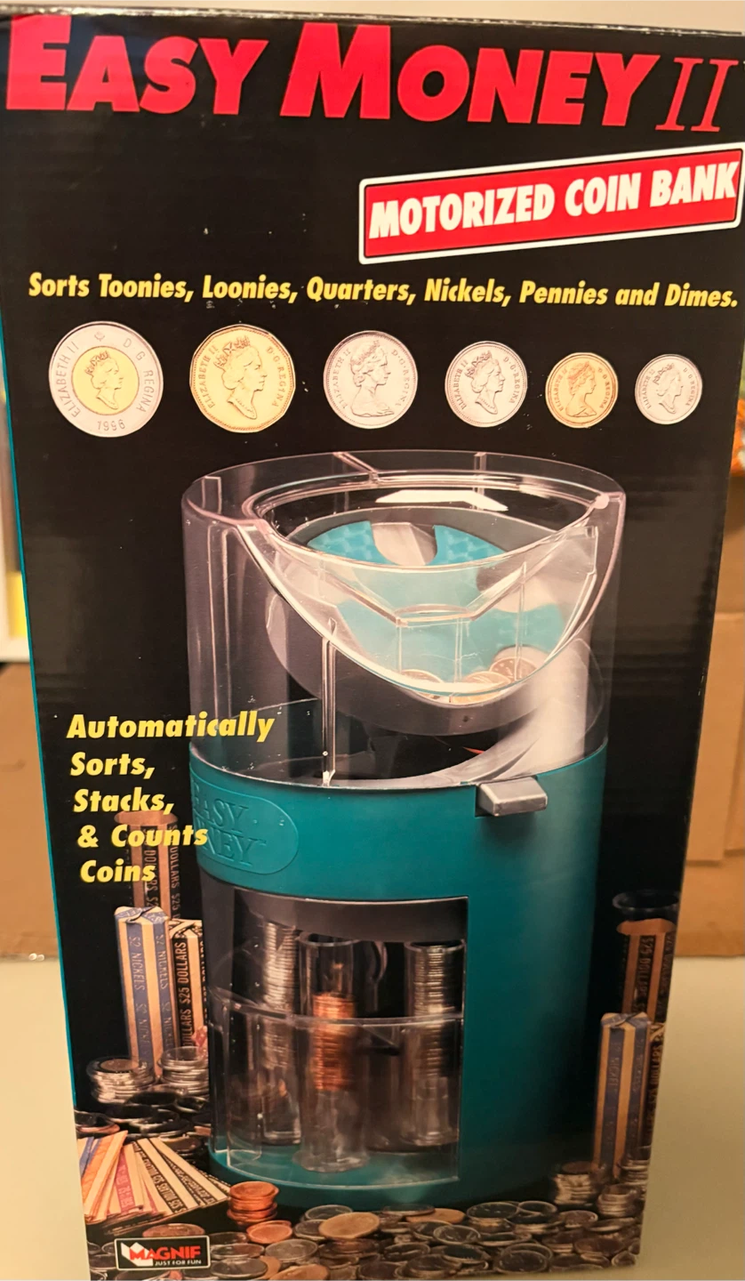 Brand New Easy Money II Motorized Coin Bank