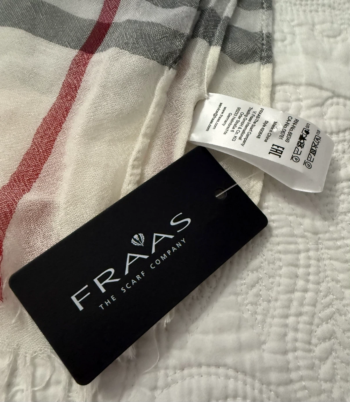 FRAAS Plaid Viscose Scarf - photo 4