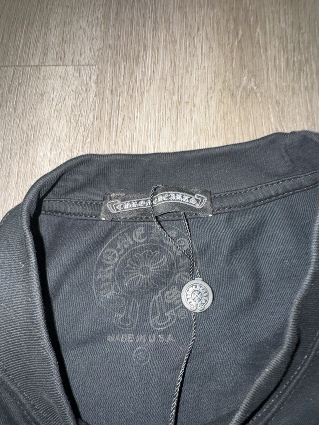 Chrome Hearts Black T-Shirt - photo 3