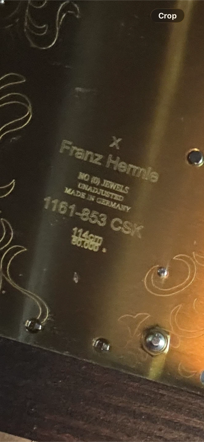 Franz Hermle Grandfather Clock 1161-853 CSK - photo 2