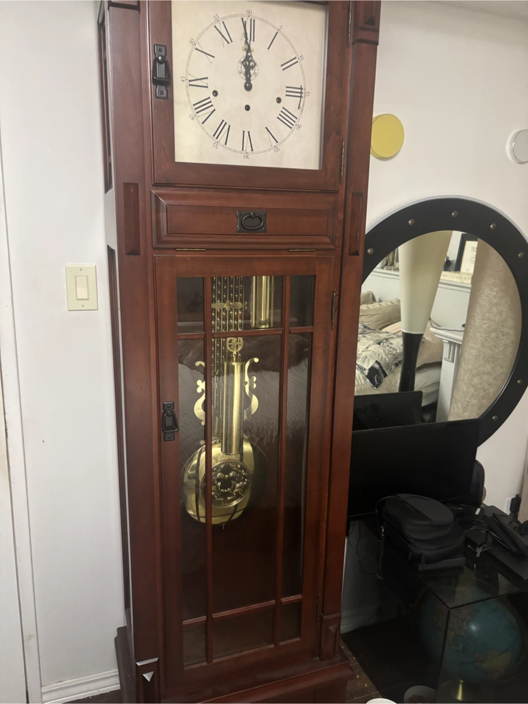Franz Hermle Grandfather Clock 1161-853 CSK - photo 3