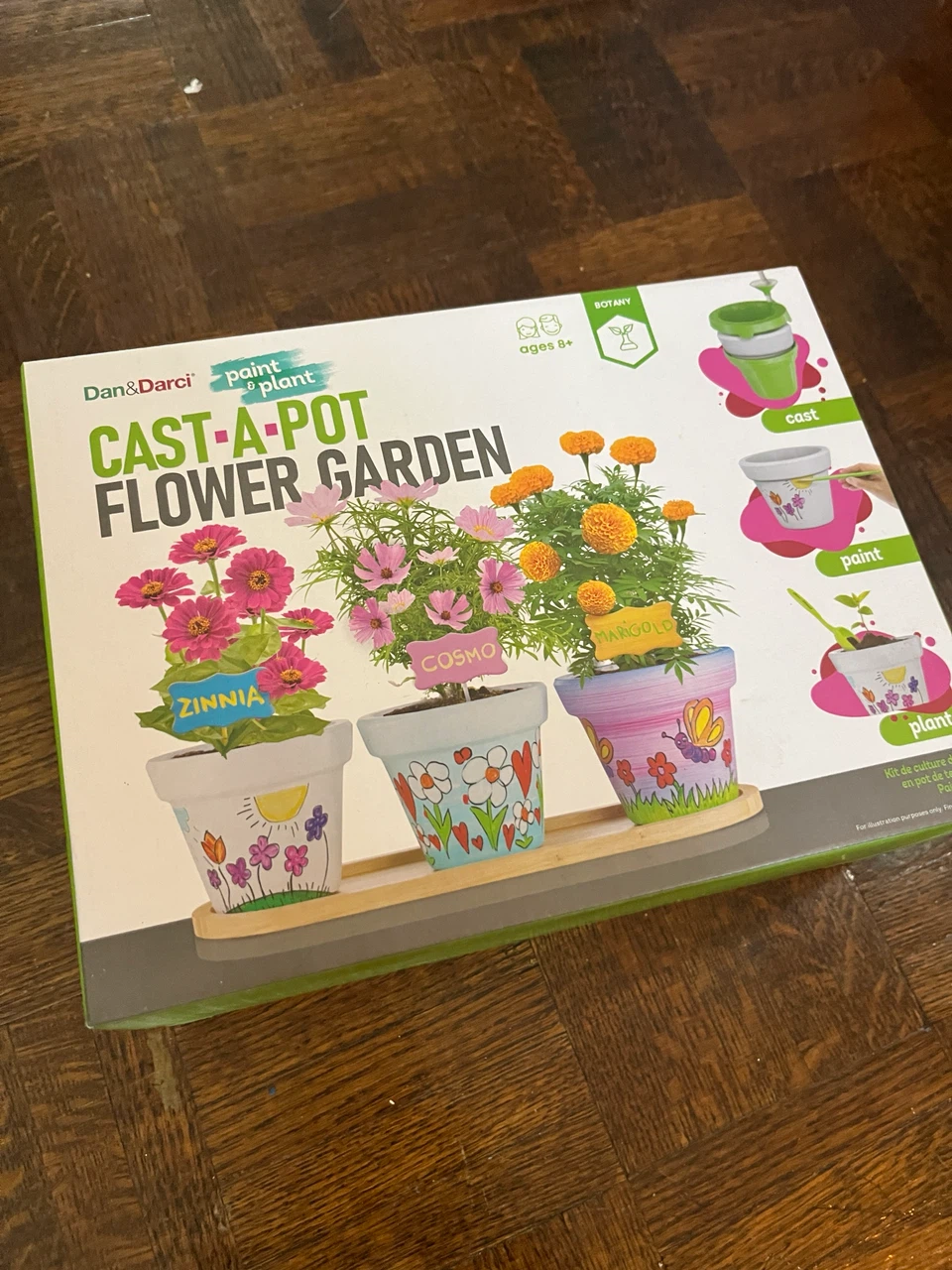 Dan & Darci Cast-a-Pot Flower Garden Craft Kit