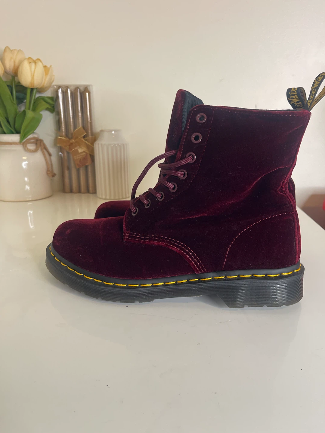 Dr. Martens Velvet Boots - photo 2