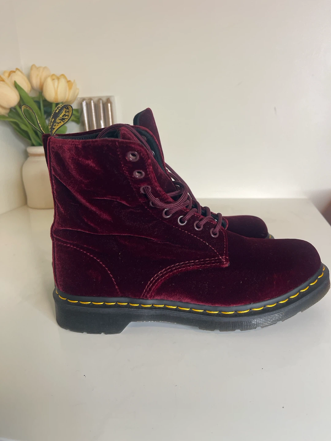 Dr. Martens Velvet Boots - photo 3