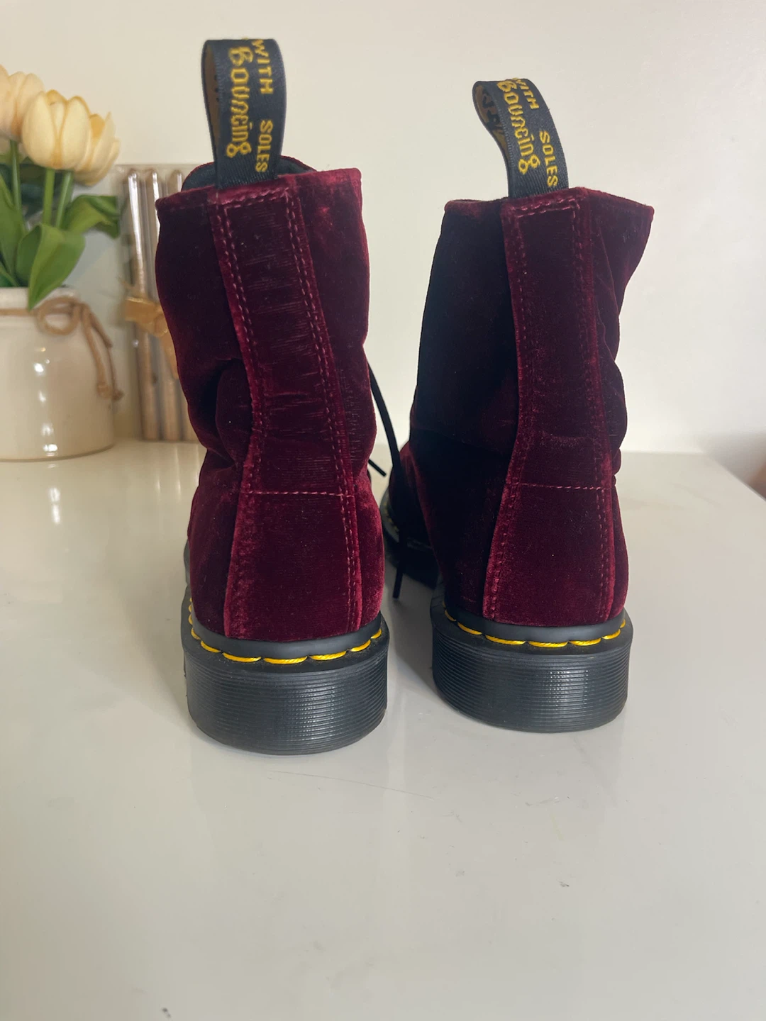 Dr. Martens Velvet Boots - photo 4