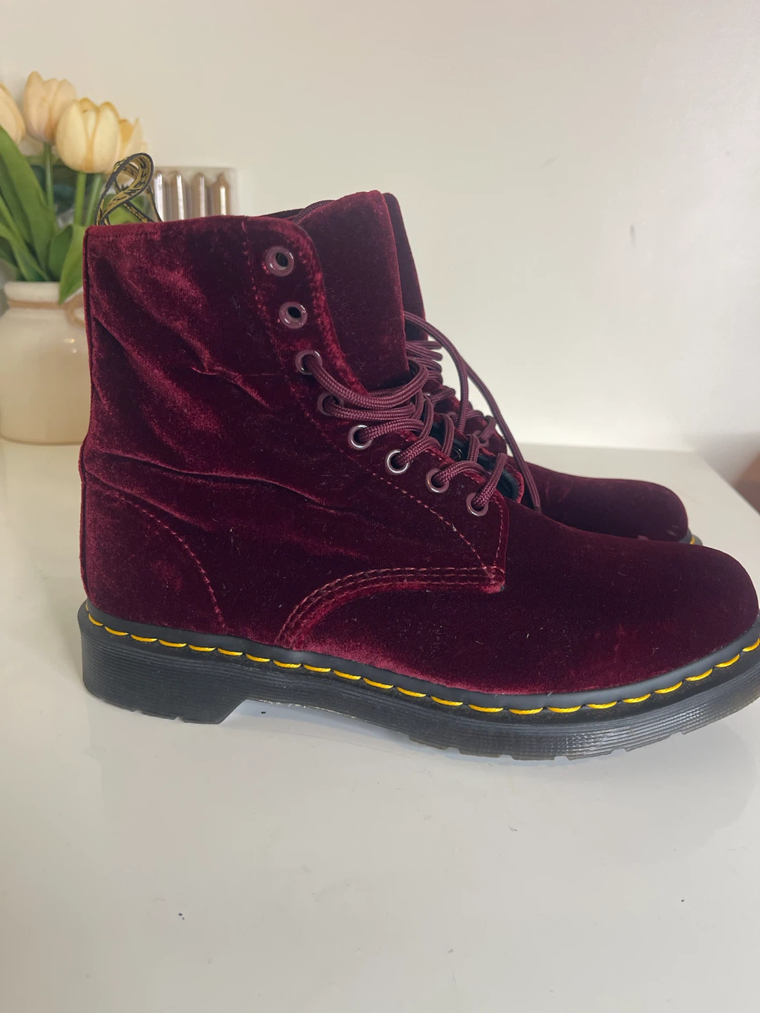 Dr. Martens Velvet Boots - photo 5
