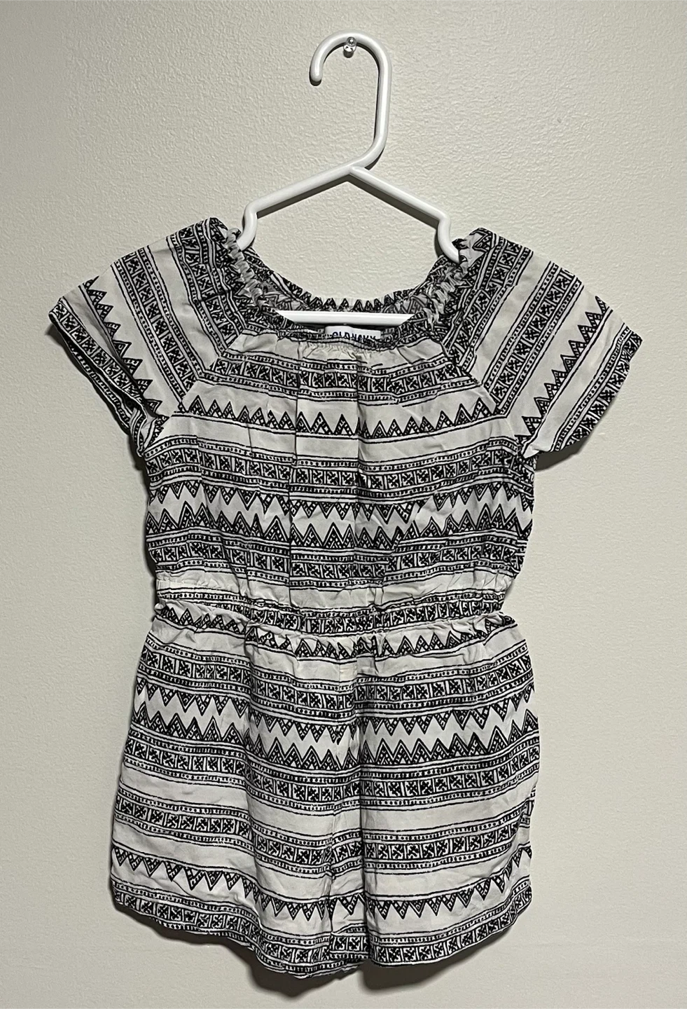 Girls Short Sleeve Romper
