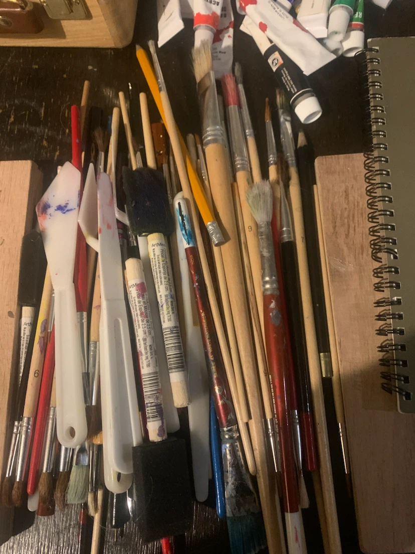 INCREDIBLE ART KIT Wooden Art Box Easel with Art Supplies - photo 3