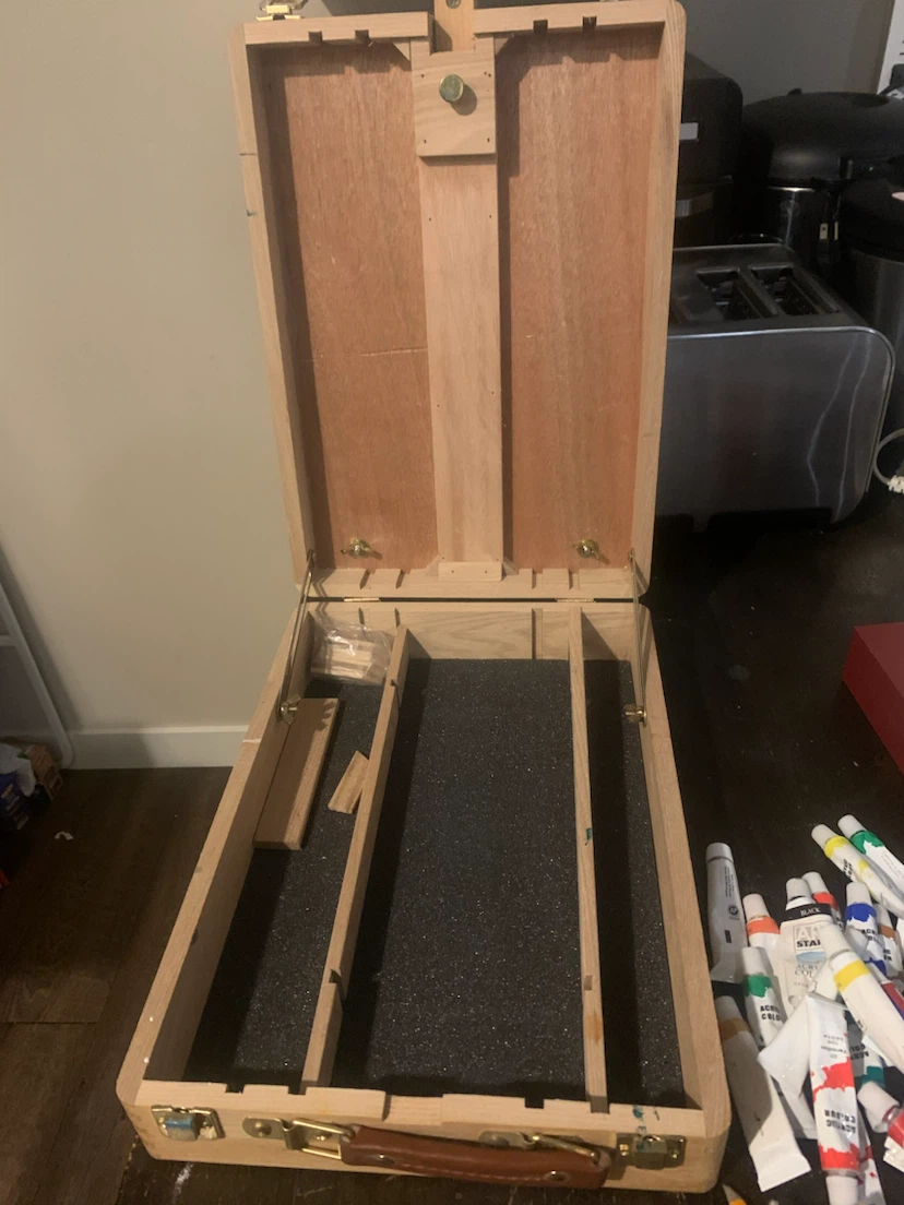 INCREDIBLE ART KIT Wooden Art Box Easel with Art Supplies - photo 4