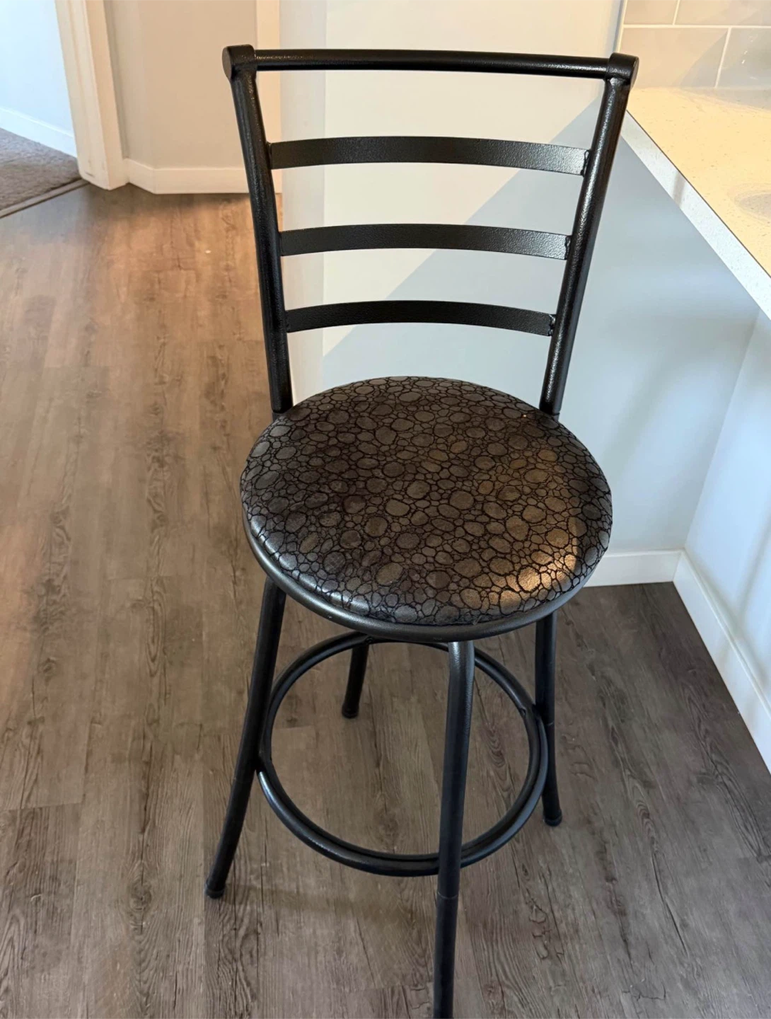 360 Black Swivel Bar Stool - photo 3