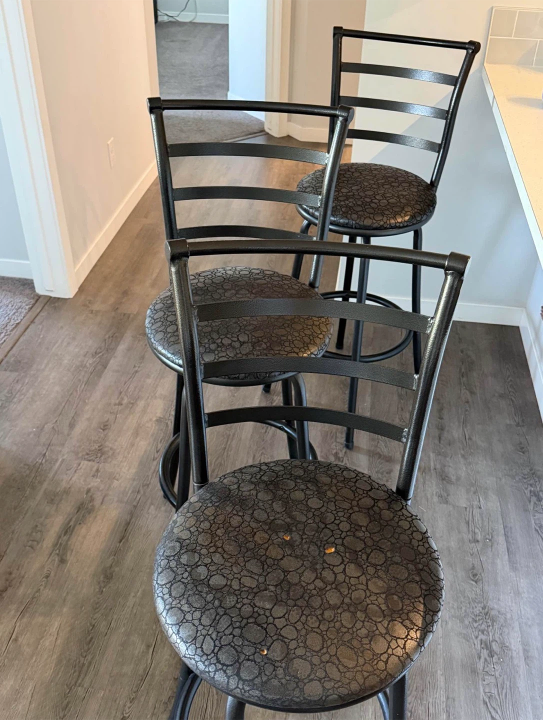 360 Black Swivel Bar Stool - photo 4