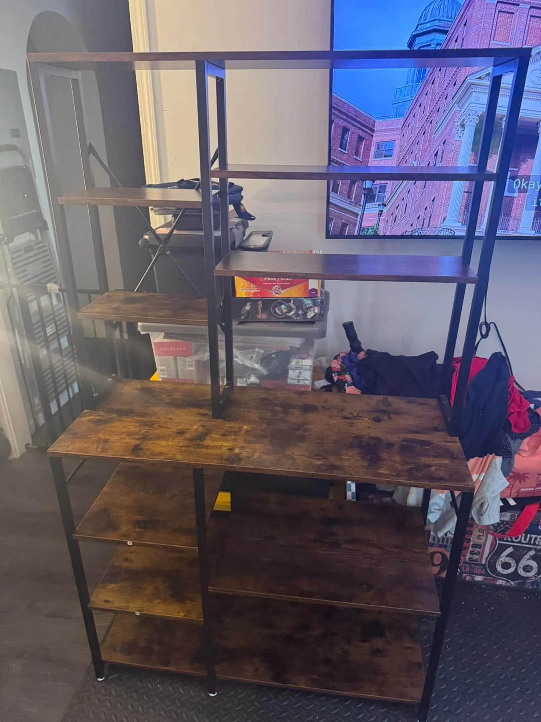 Industrial Style 5-Tier Storage Shelf