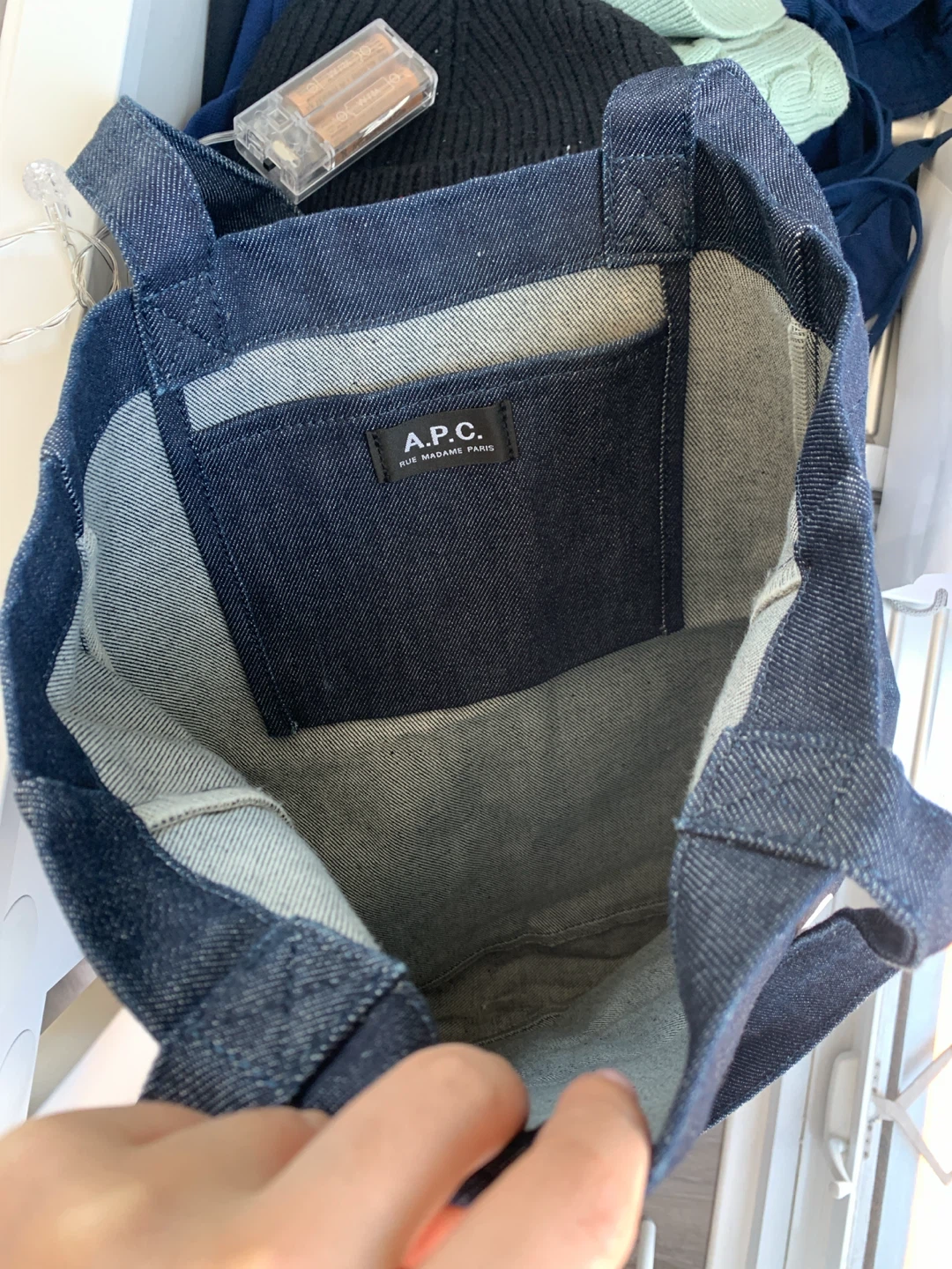 A.P.C. Denim Tote Bag - photo 3