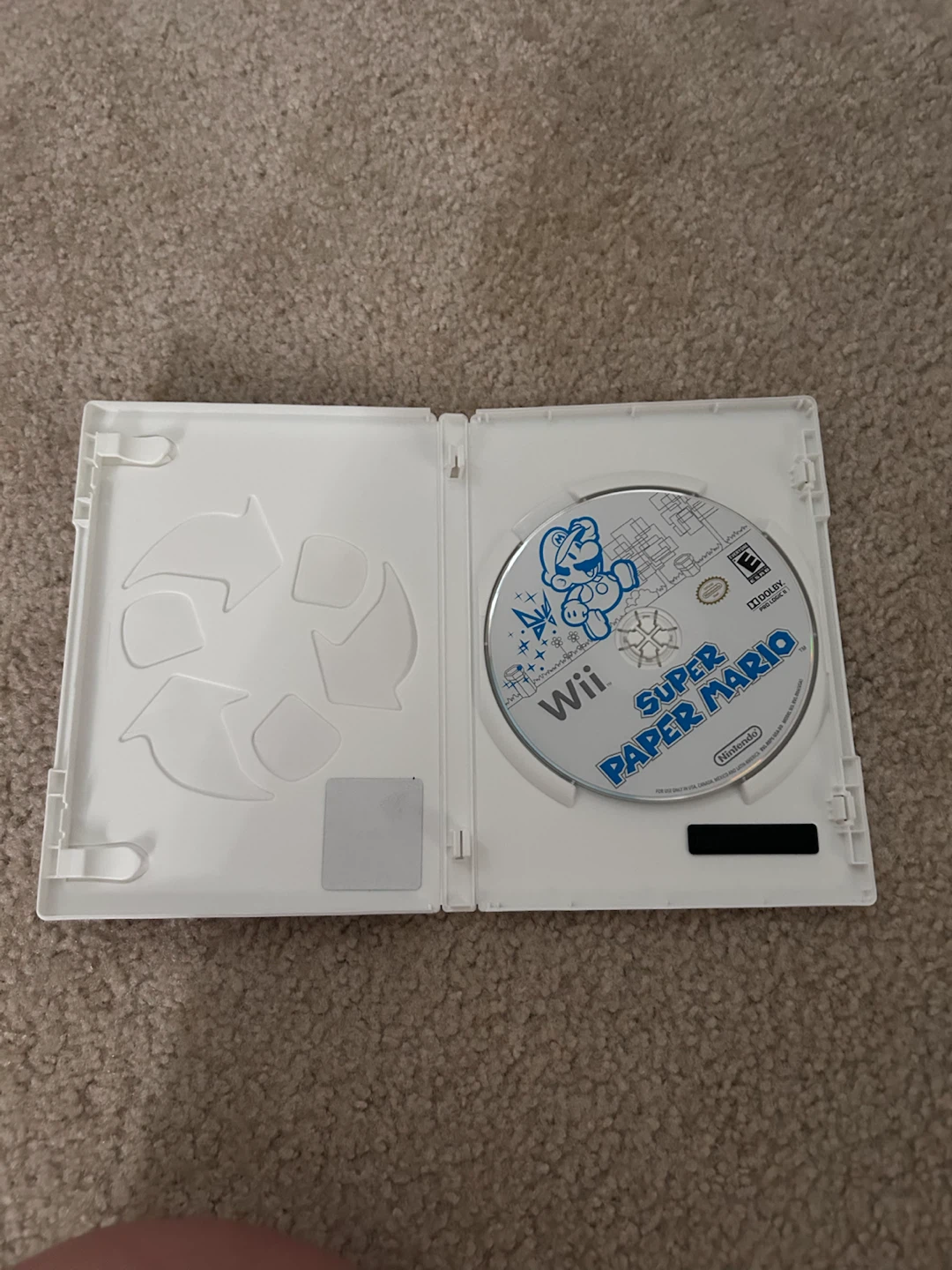 Nintendo Wii Super Paper Mario Game - photo 3