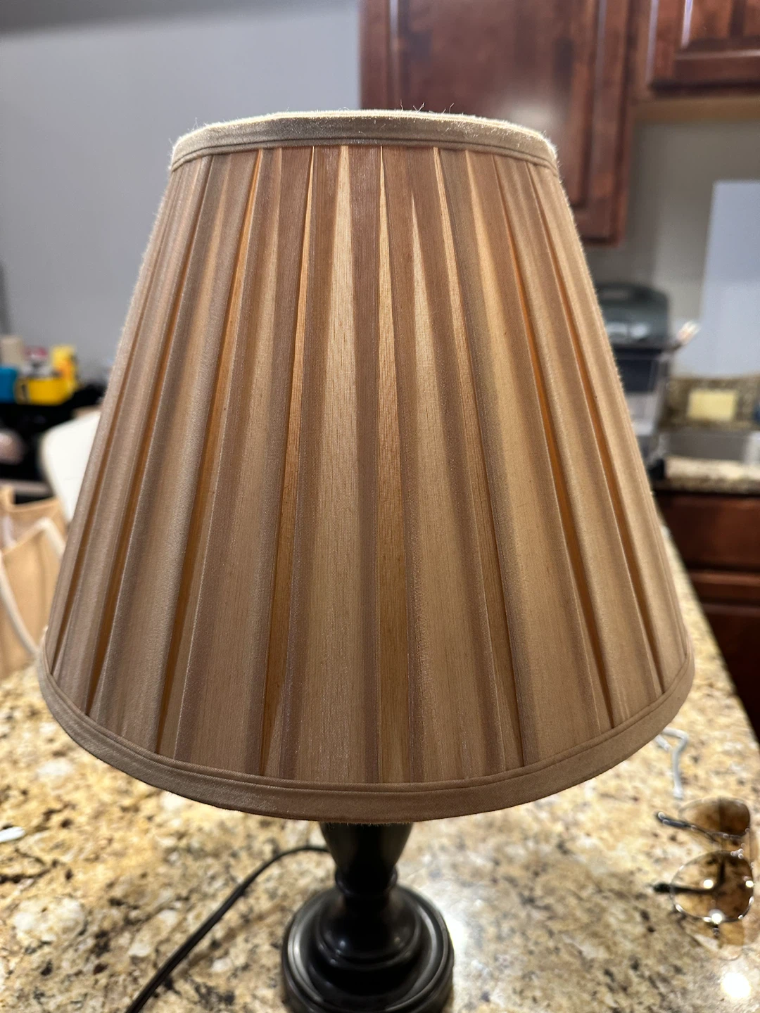 Table Lamp with Pleated Shade - photo 2