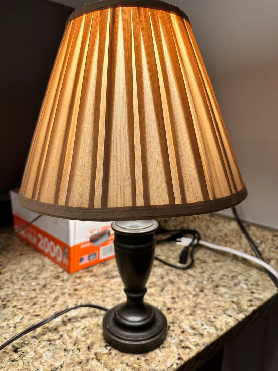 Table Lamp with Pleated Shade - photo 3
