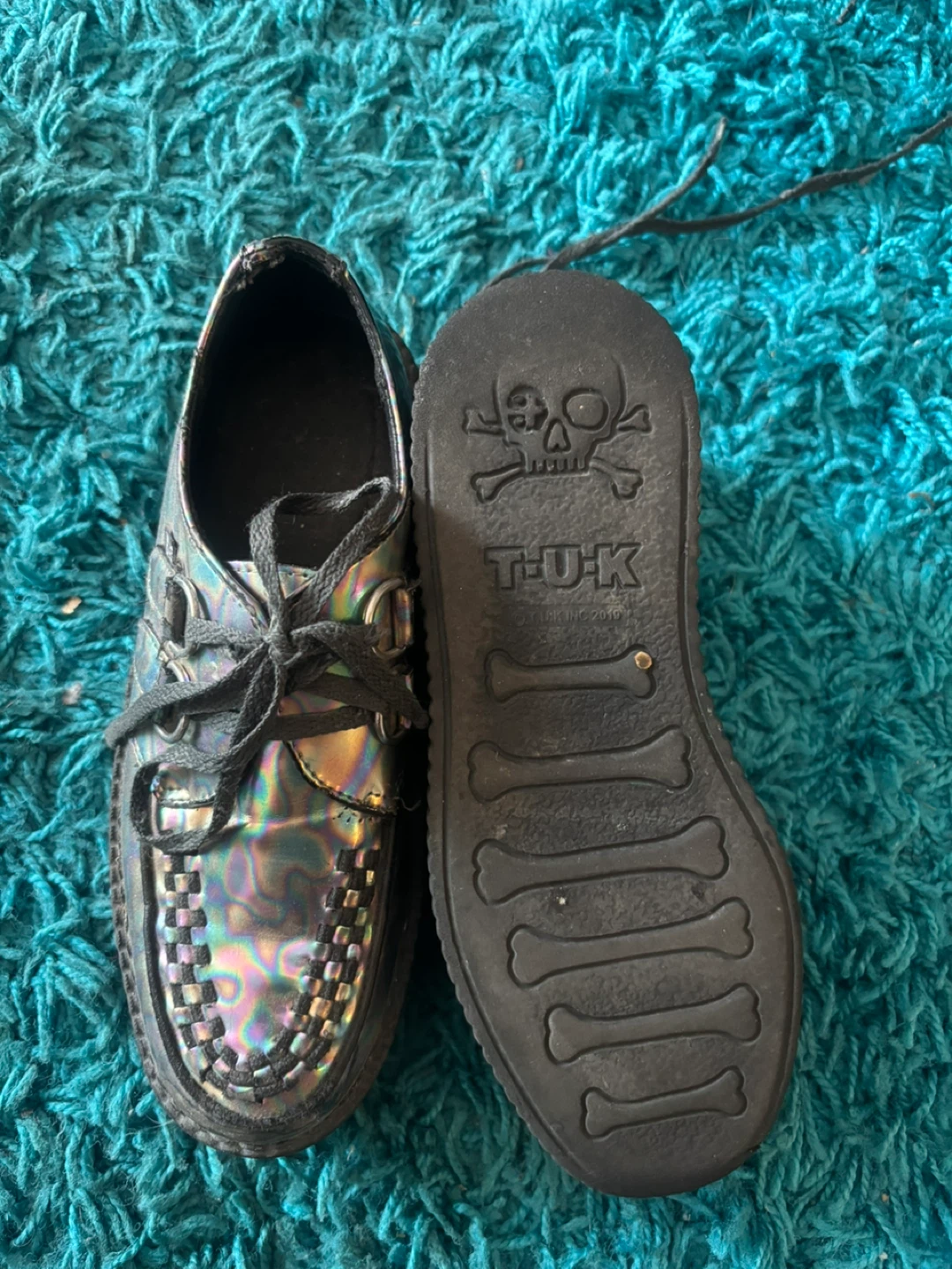 TUK Holographic Creepers Shoes - photo 3