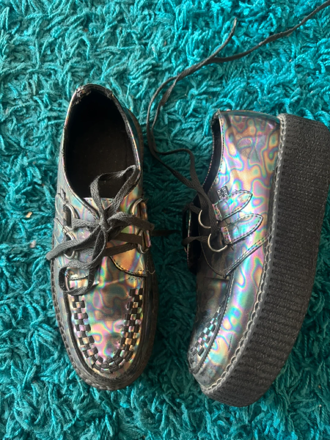 TUK Holographic Creepers Shoes - photo 2