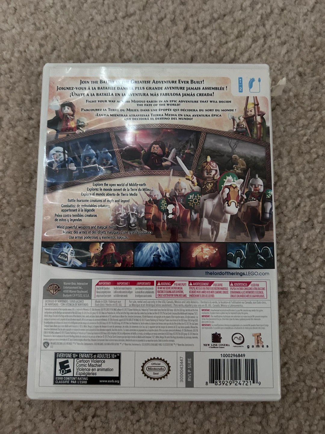 LEGO The Lord of the Rings Video Game for Wii - photo 2