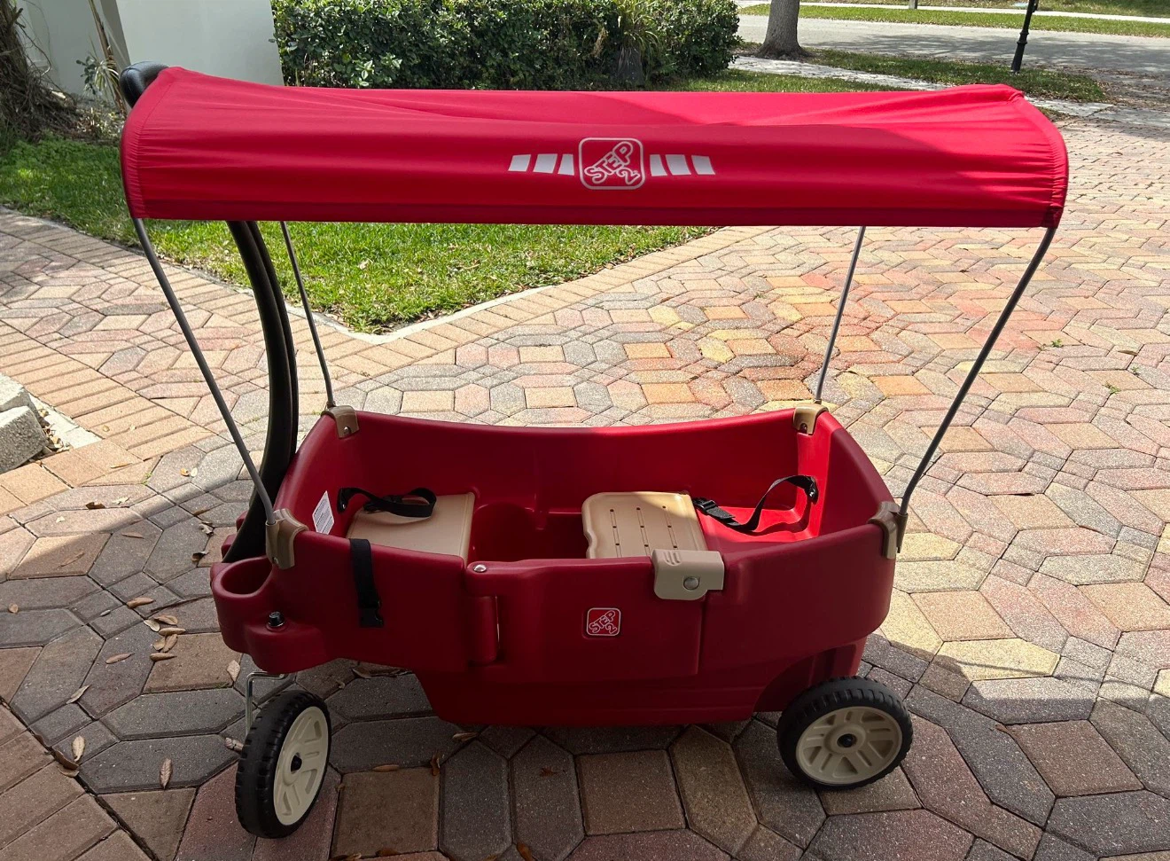 Step2 Red Wagon with Canopy check more pictures - photo 3