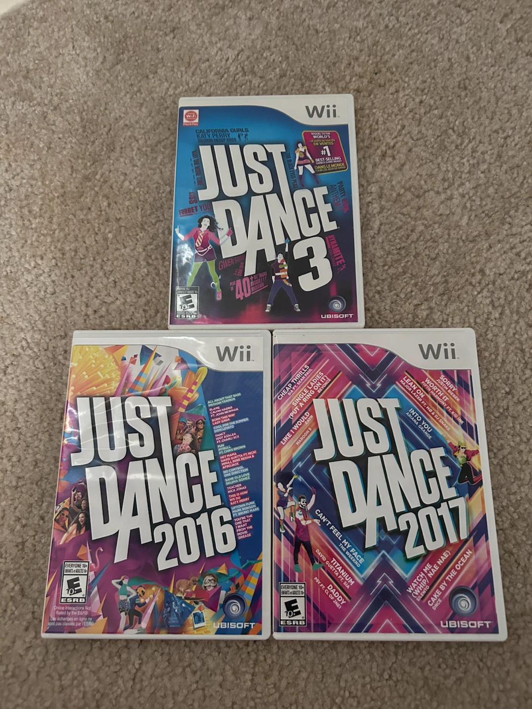 Just Dance Video Games Bundle for Nintendo Wii