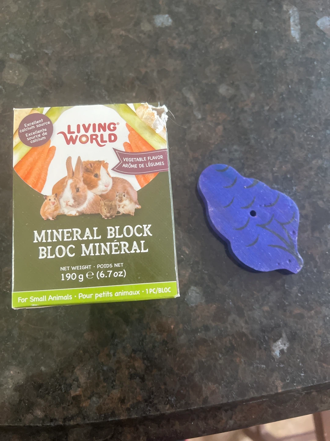 Living World Mineral Block - Vegetable Flavor