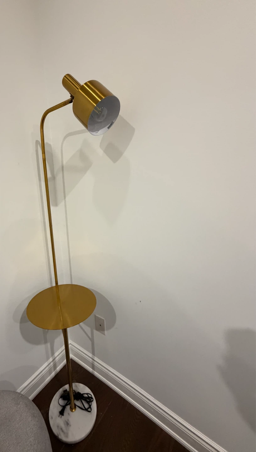 Gold Floor Lamp