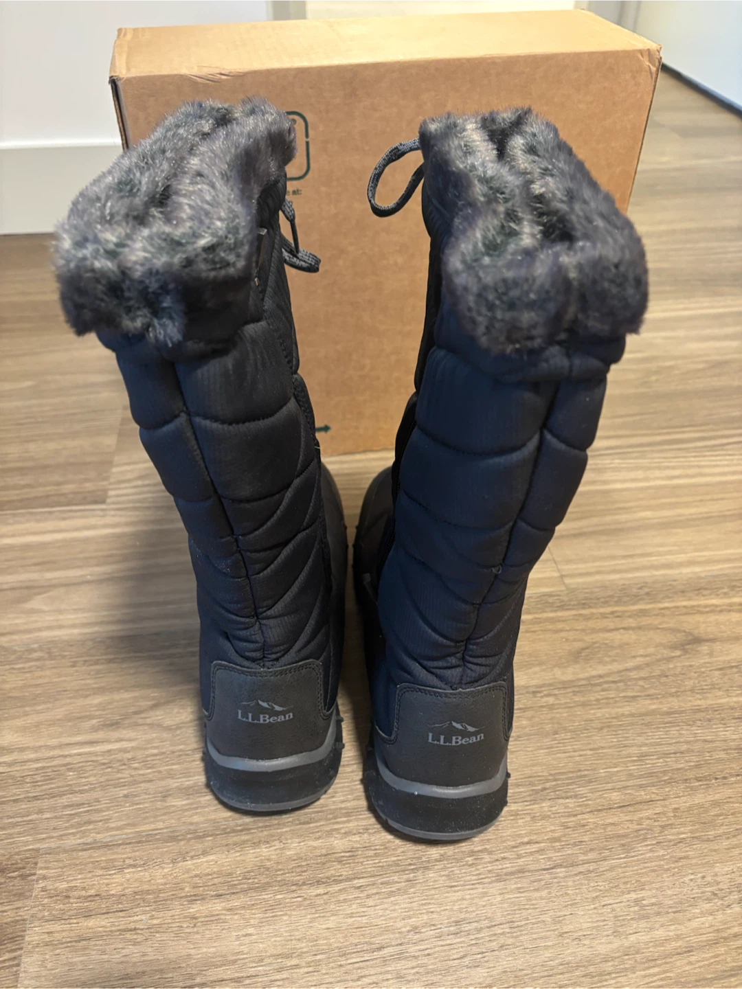 L.L.Bean Snowfield Boots Size 10 Black - photo 2