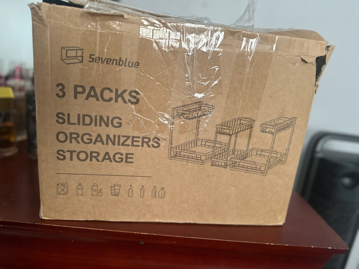 Sevenblue 3 Packs Sliding Organizers Storage - photo 2