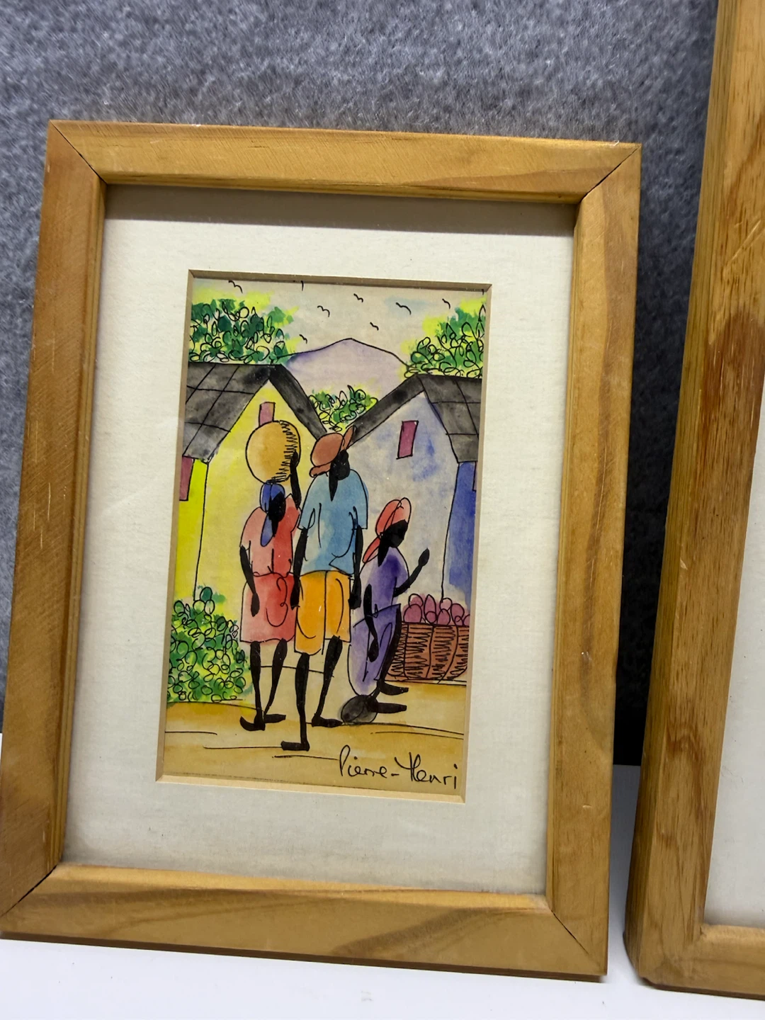 Pierre-Henri Haitian Art Painting "Boat Scene" - photo 4