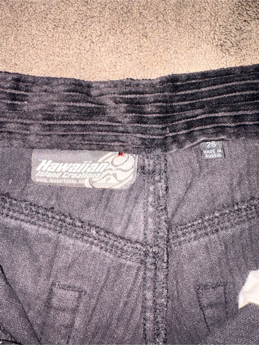 Hawaiian Island Creations Corduroy Shorts Size 26 - photo 3