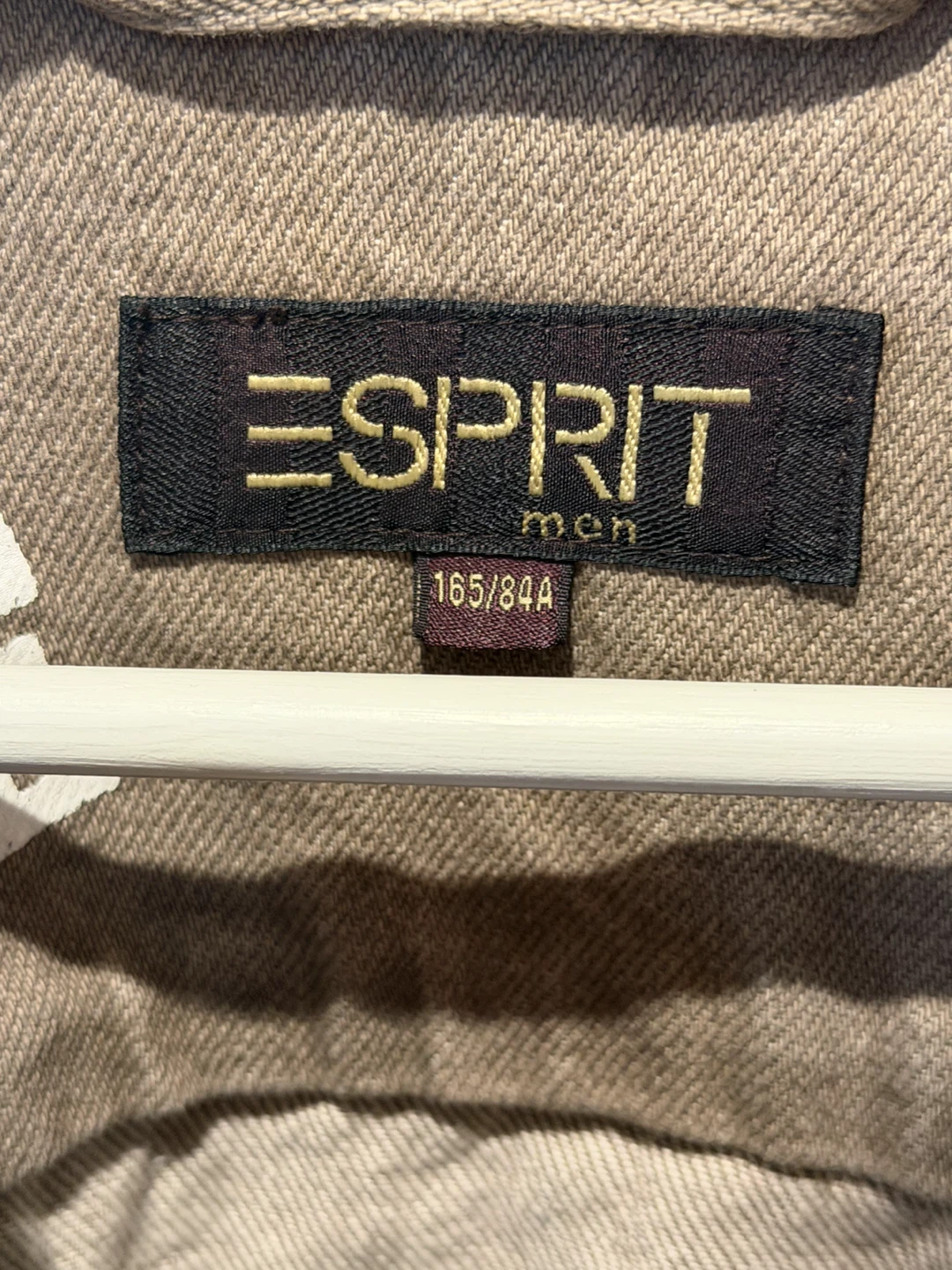 Esprit Men’s Taupe Denim Jacket - Small - photo 4