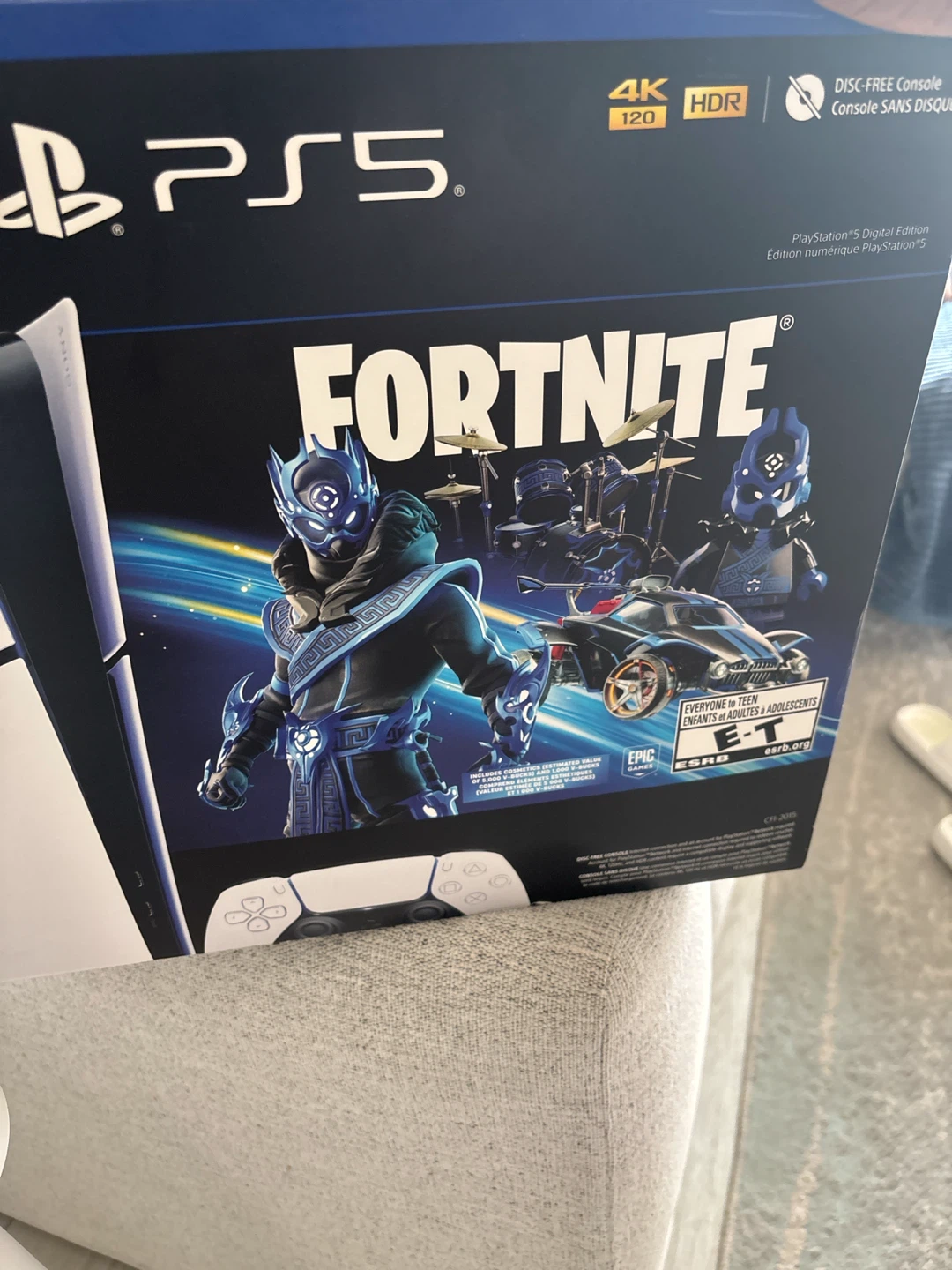 Sony PlayStation 5 Disc free Console - Fortnite Edition