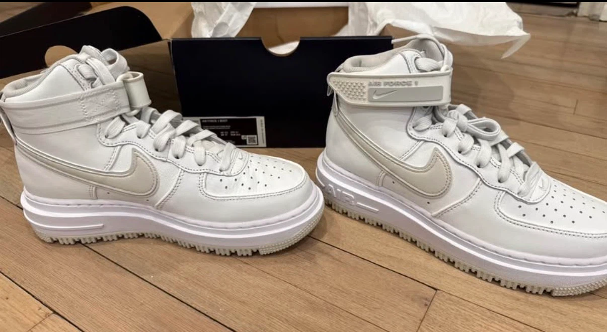 Nike Air Force 1 Boot Summit White/Light Bone-White