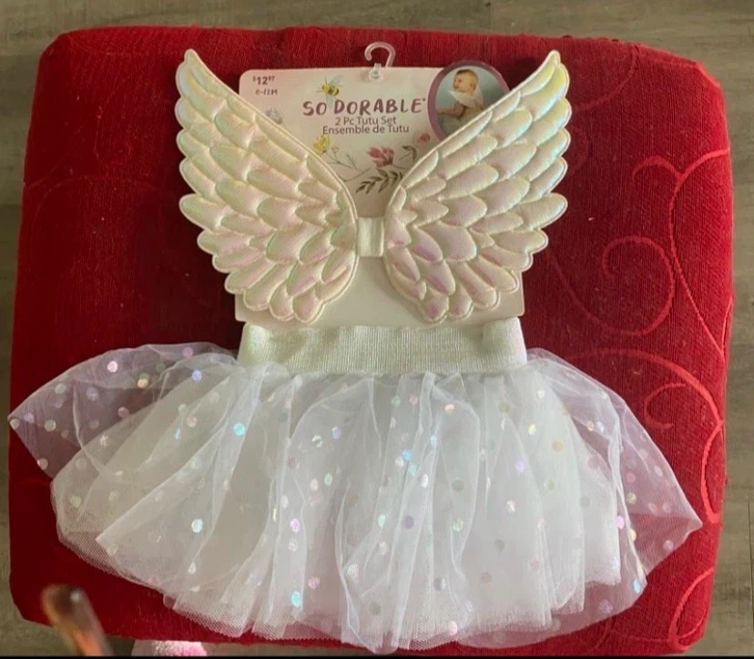So Dorable 2 Pc Angel Tutu Set - 0-12 Months