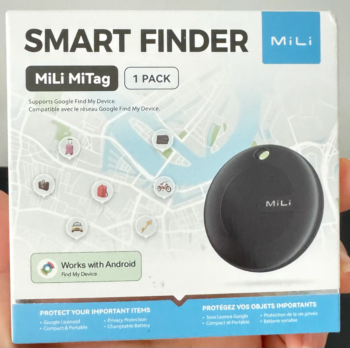 MiLi Smart Finder Bluetooth Tracker - 1 Pack