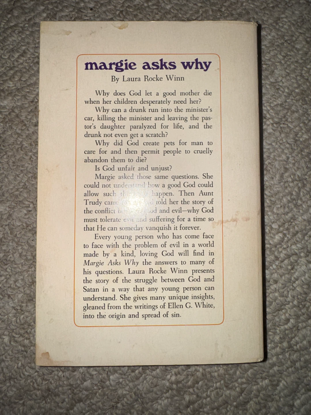 Margie Asks Why by Laura Rocke Winn - Book - photo 3