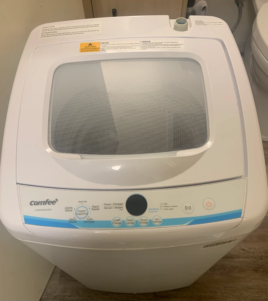 Comfee Portable Washing Machine 1 Cu.Ft.
