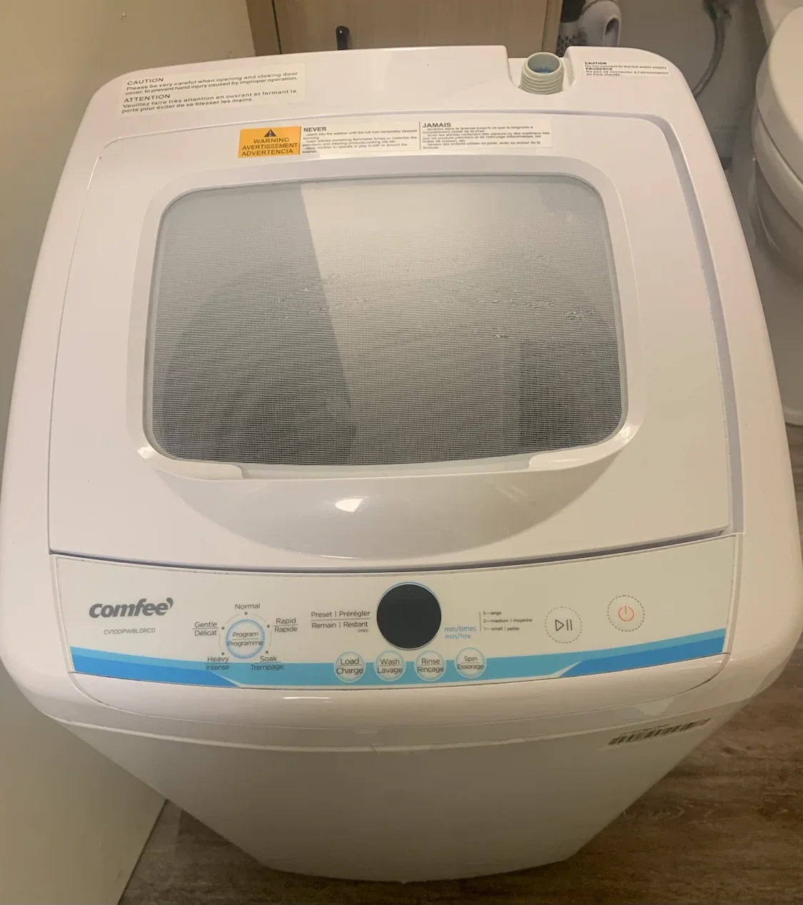 Comfee Portable Washing Machine 1 Cu.Ft.