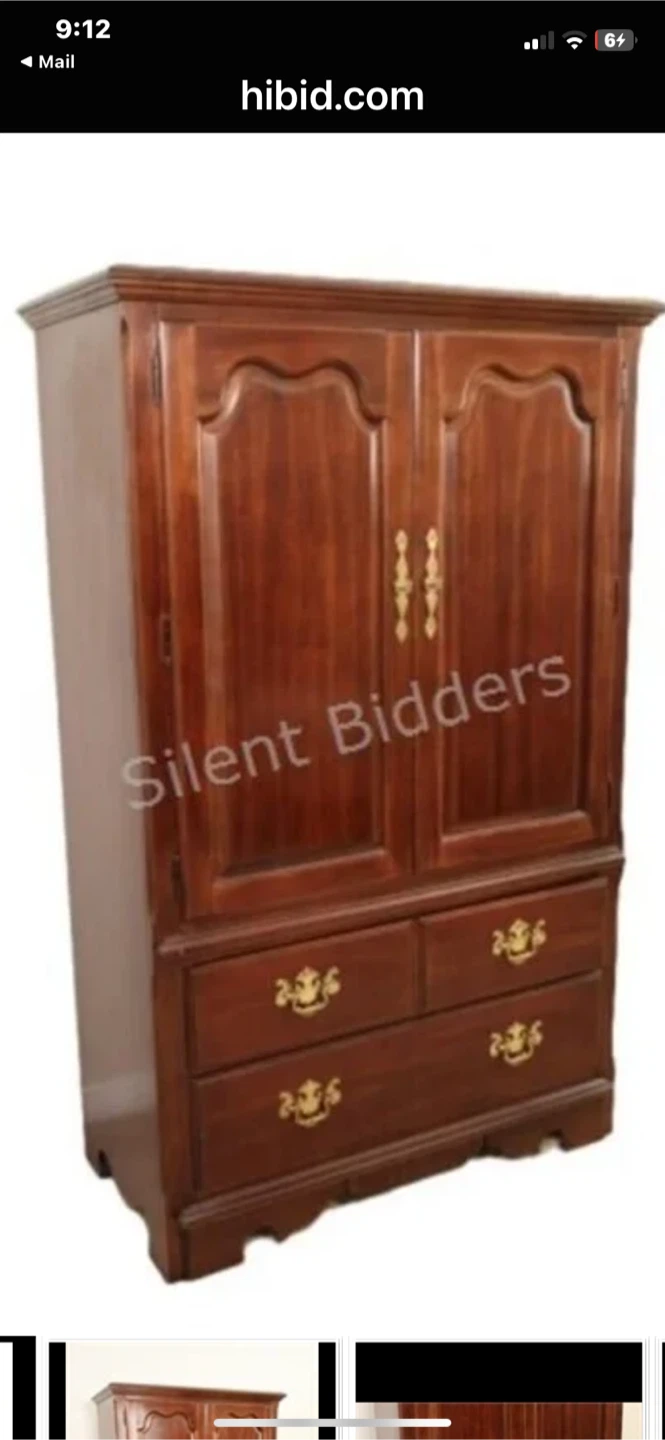 Thomasville Solid Cherry Chest Armoire - photo 2
