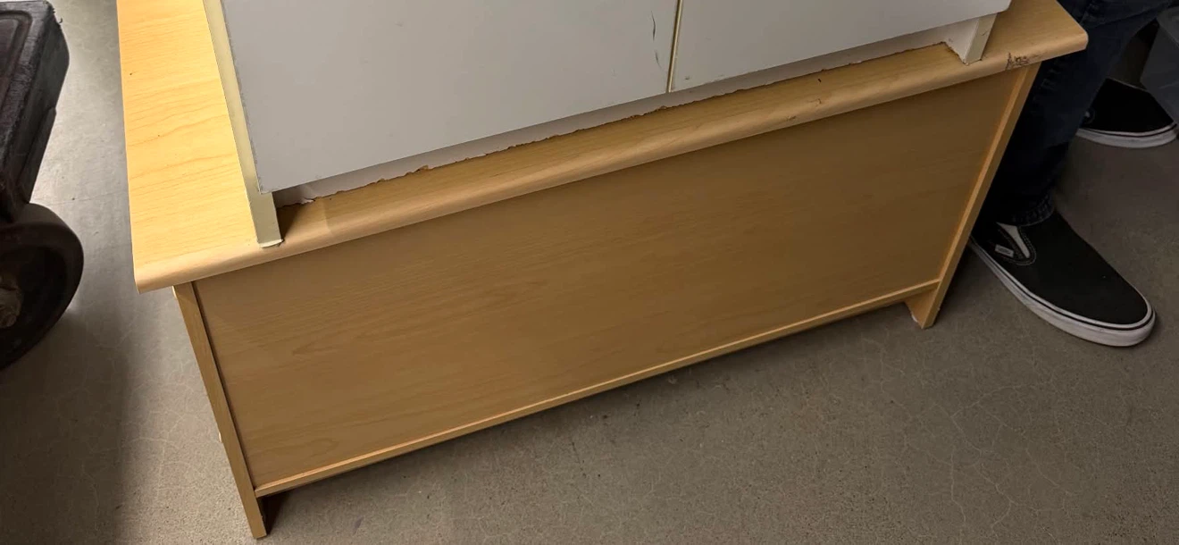 Light Wood Finish Storage Unit