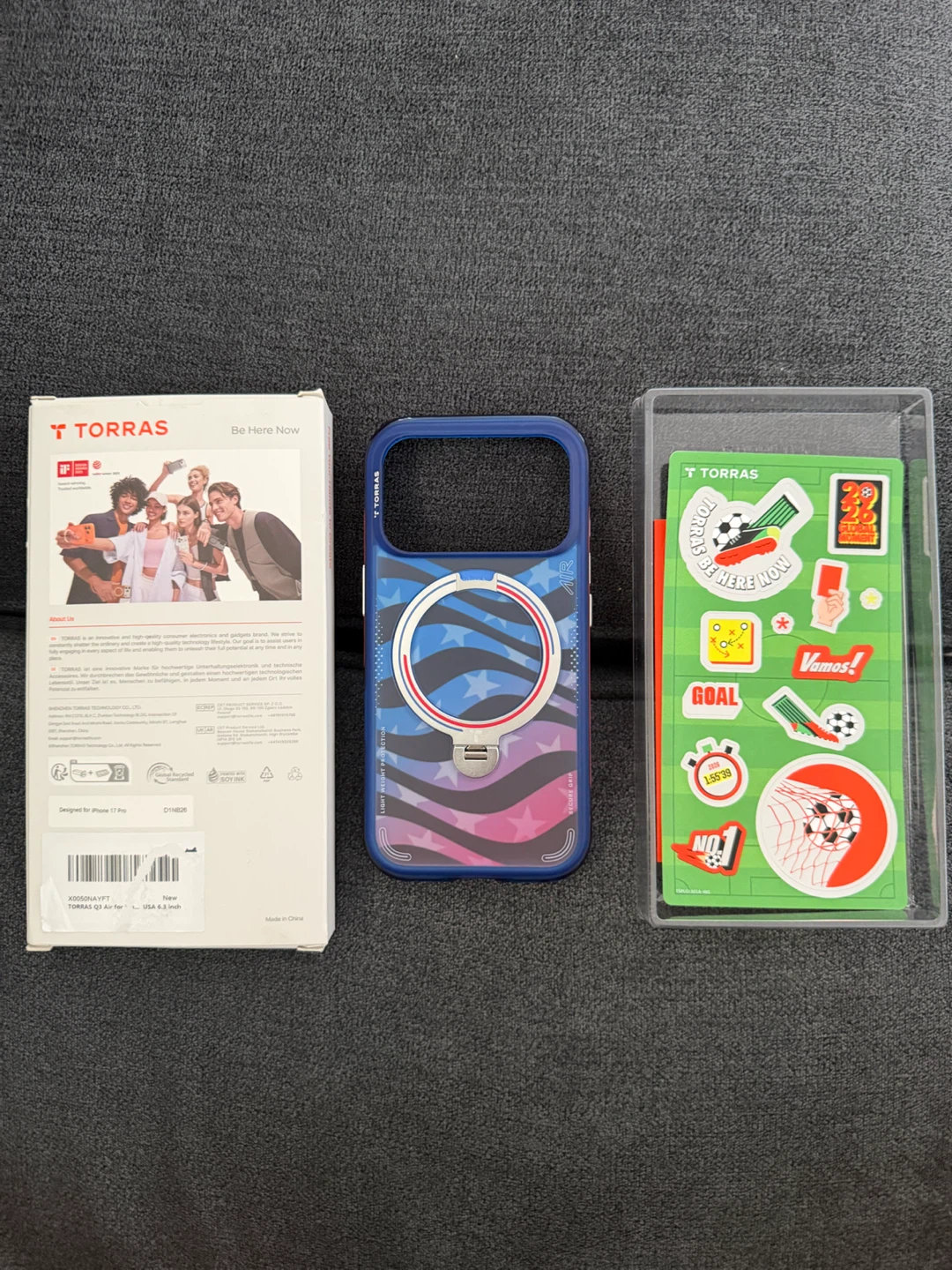 TORRAS Q3 Air Football World Cup Edition Case for iPhone 17 Pro