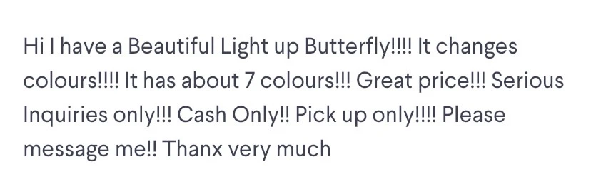 Light-Up Butterfly Lamp - photo 2
