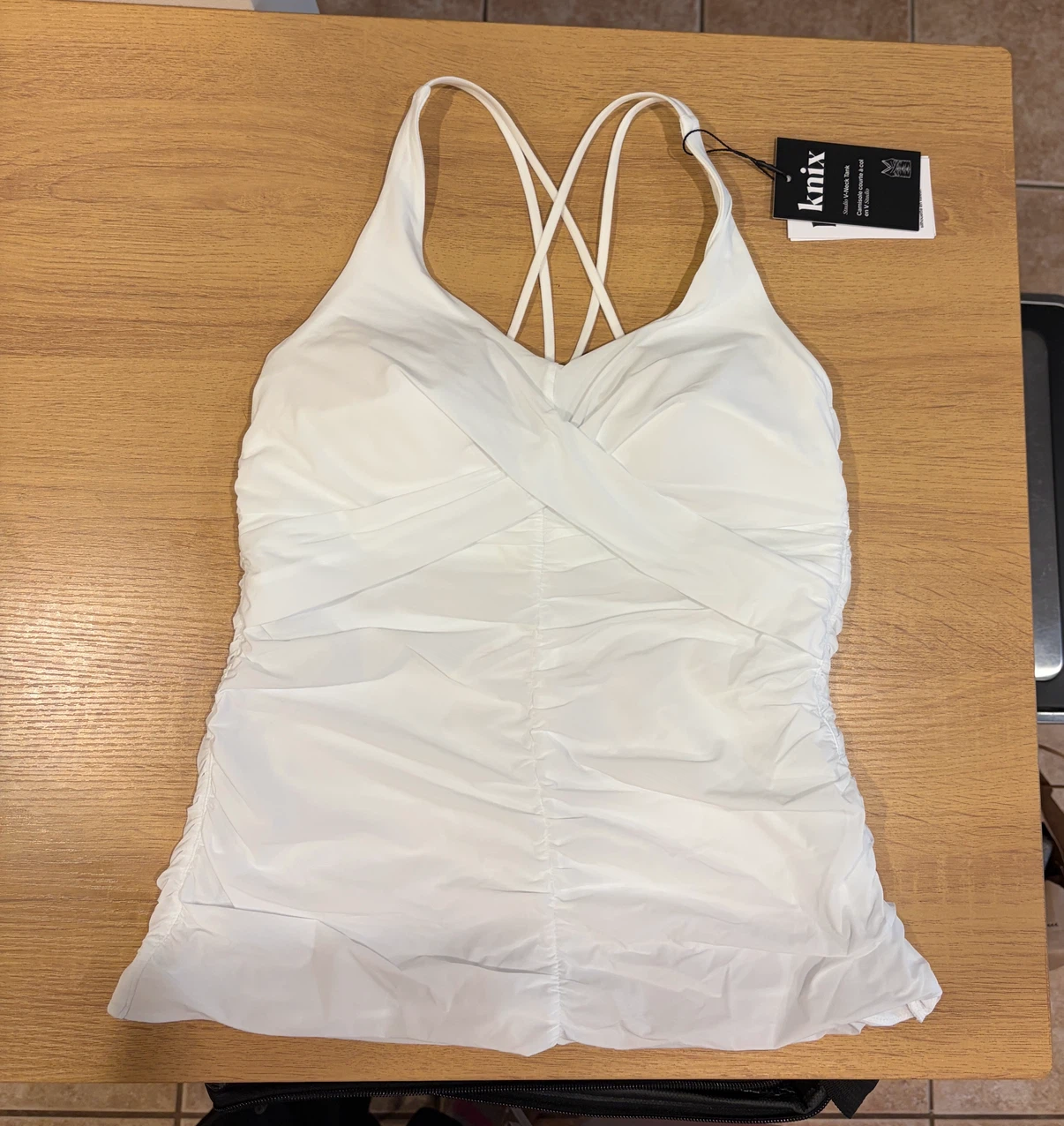 NWT Knix Studio V-neck Top - Medium