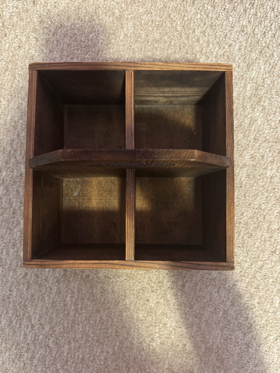 Wooden Caddy with Handle