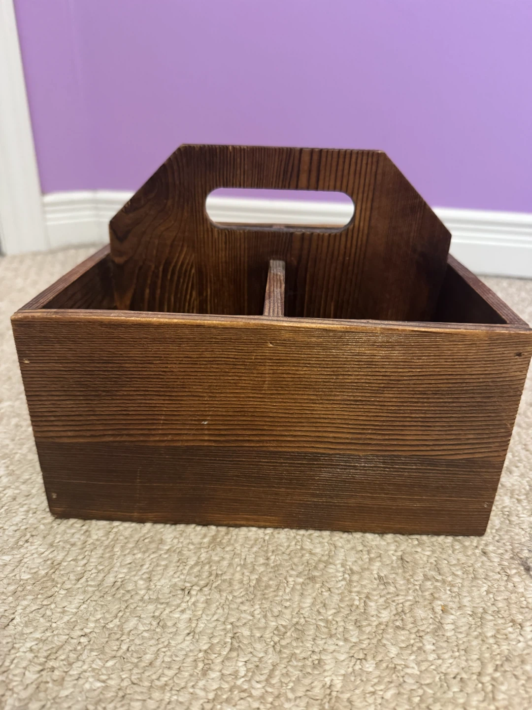 Wooden Caddy with Handle - photo 2