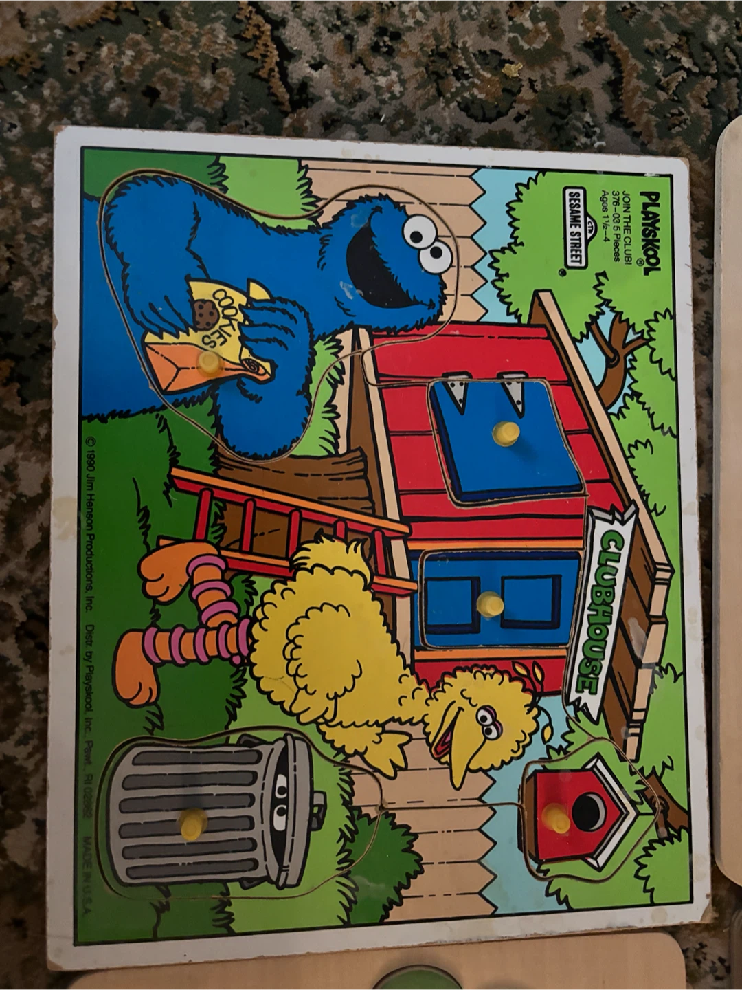 Playskool Sesame Street & Foot/Hand Puzzles - Lot of 3 - photo 2