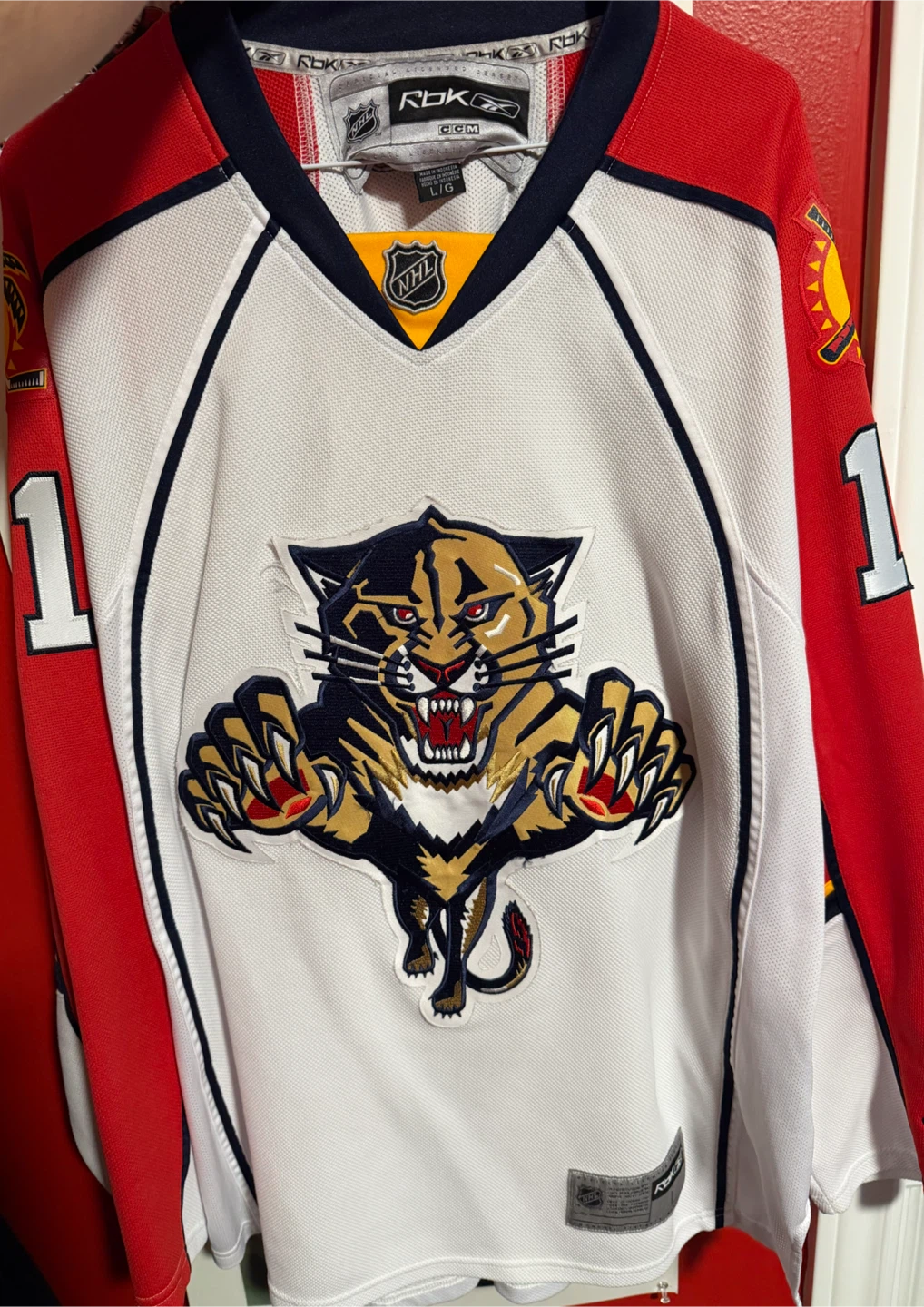 Reebok Retro Florida Panthers Jonathan Huberdeau L/G