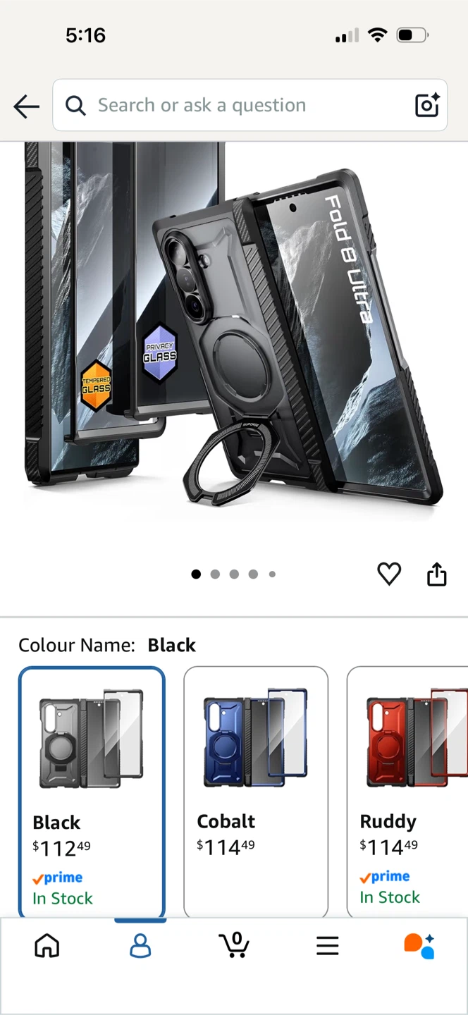 SUPCASE for Samsung Galaxy Z Fold 8 Ultra Phone Case Black - photo 4
